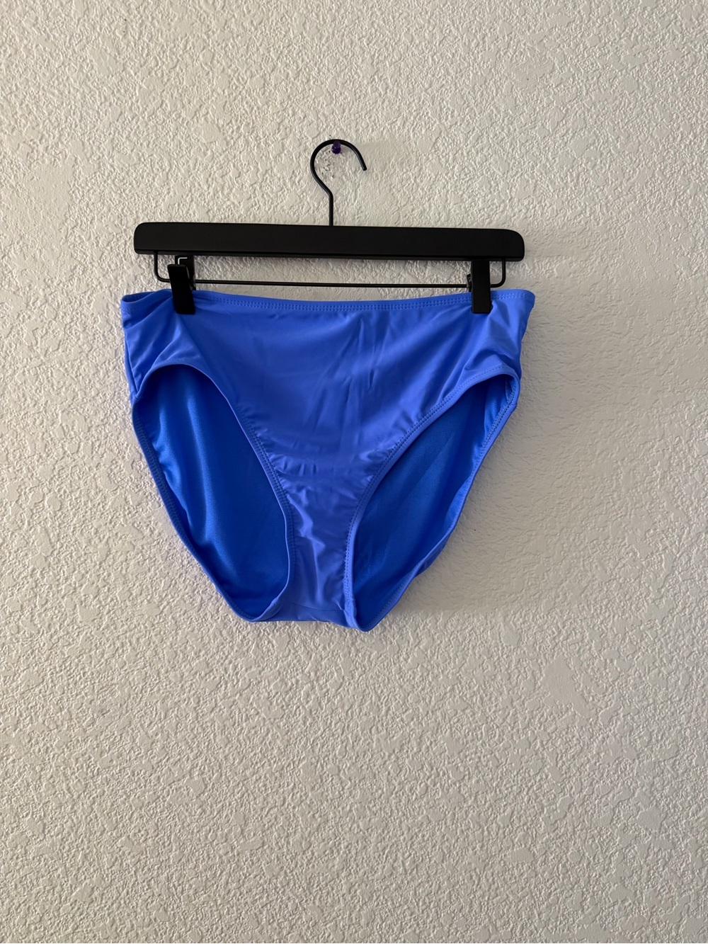 Island Escape Blue Full Coverage High-Rise Swim Bottoms